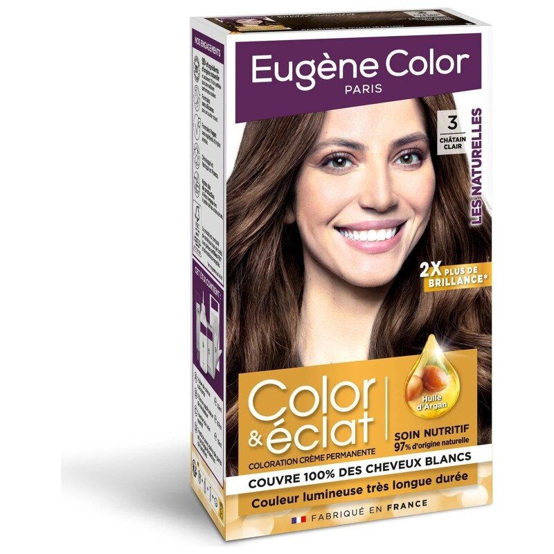 Eugene Color les Naturelles Coloration Permanente Cheveux - Châtain Clair 03