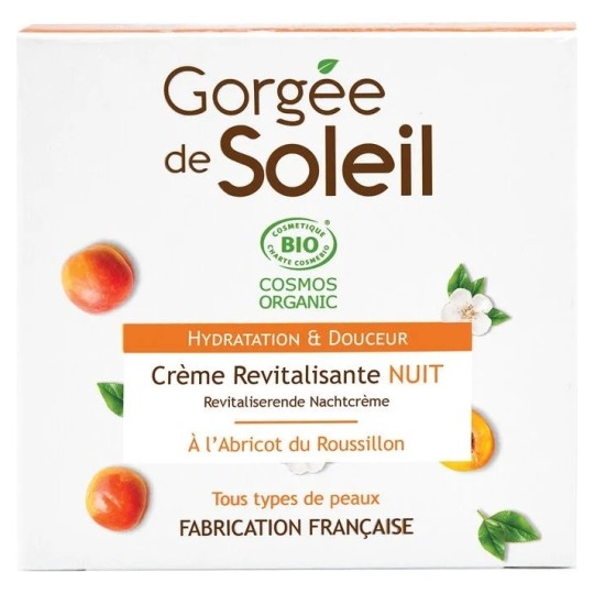 Gorgee de Soleil Crème Nuit Revitalisante Visage Bio - 50ml