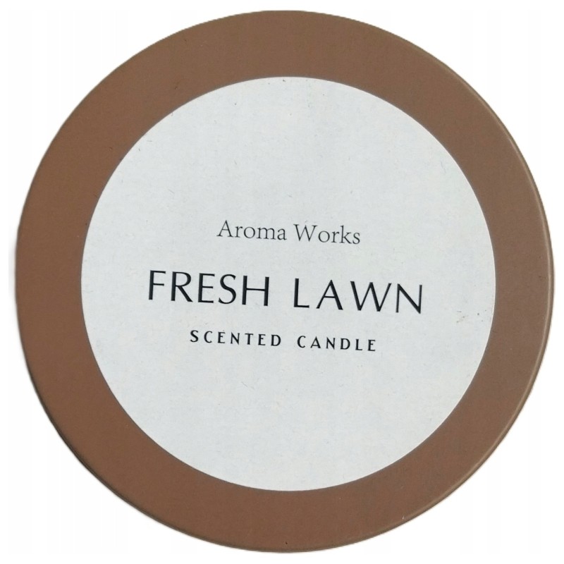 Aroma Works شمعة معطرة Fresh Lawn - عشب طازج - 10 ساعات