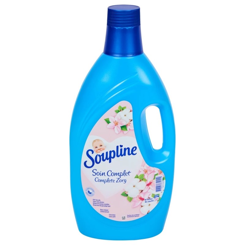 Soupline Soin Complet Adoucissant Linge - Peau Sensible - 1.85l