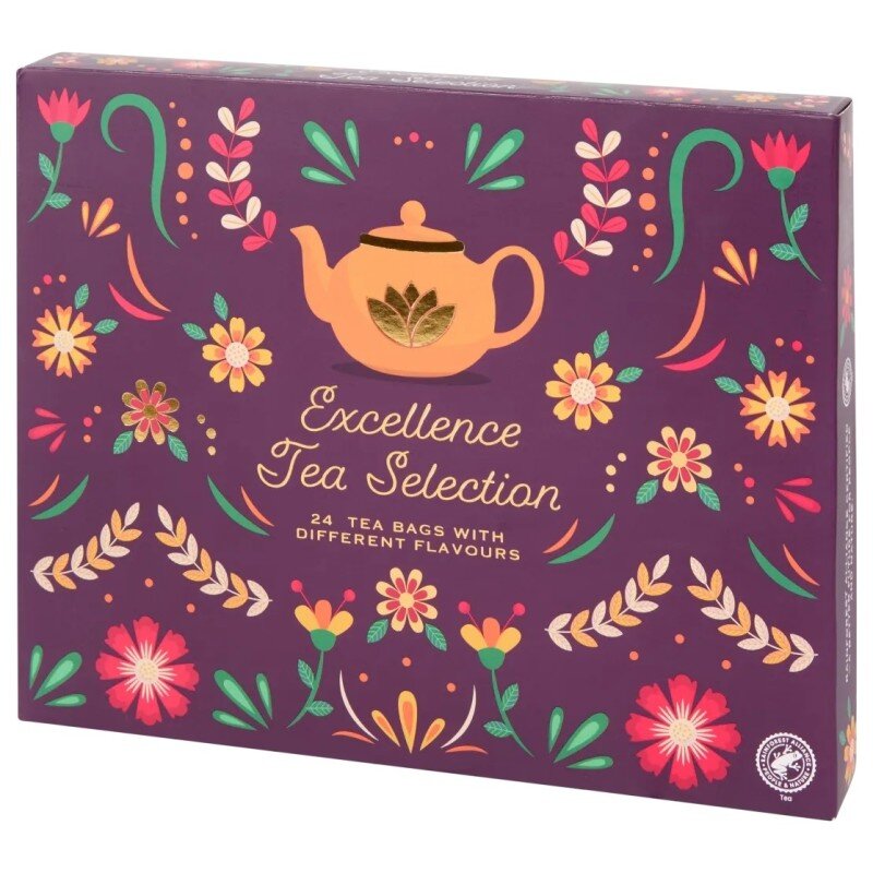 Pure Ceylon Coffret de Thé Vert et Noir - 6 Parfums - 36g