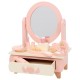 Children'S Wooden Makeup Table - Pink - 3 Years And Above