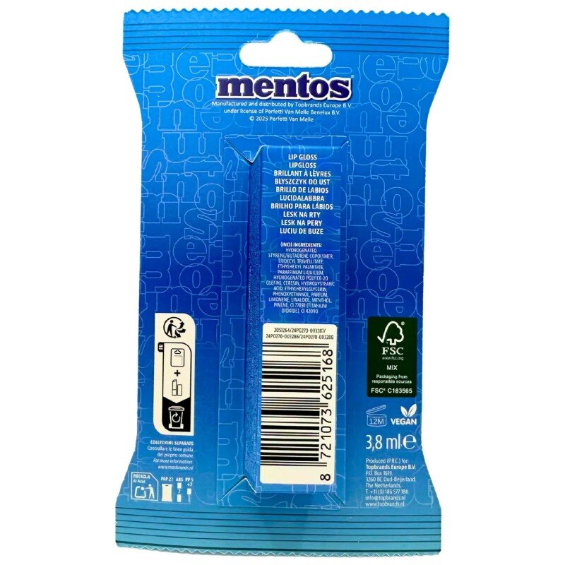 Mentos Swirl Gloss à Lèvres - 3.8ml - Menthe