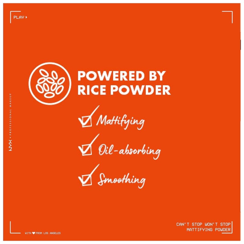 Nyx Professional Makeup can'T Stop won'T Stop Poudre Matifiante - Brightening Peach