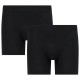Ziki Men Boxer - Bambou et Coton - 2 Pièces - Noir et Gris - Taille L