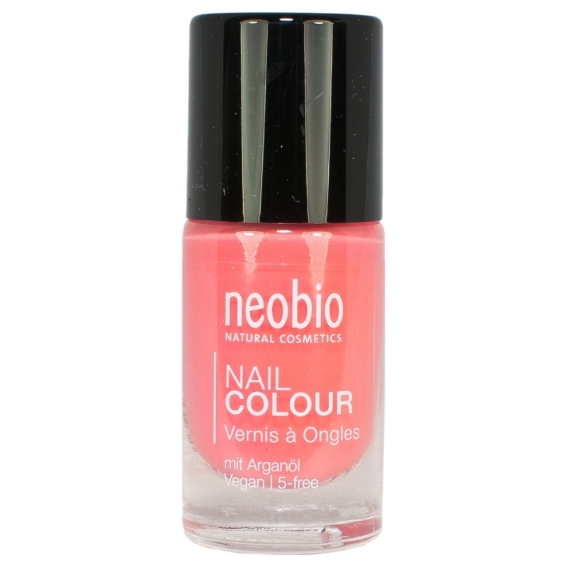 Neobio Nail Polish Strengthening - 8ml - Wonderful Coral 03