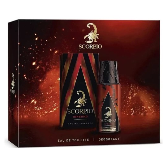 Scorpio Inferno Coffret Eau de Toilette 75ml - Déodorant 150ml