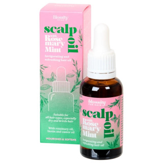 Blossity Huile Capillaire Romarin & Menthe - Cheveux Secs et Abîmés - 100ml
