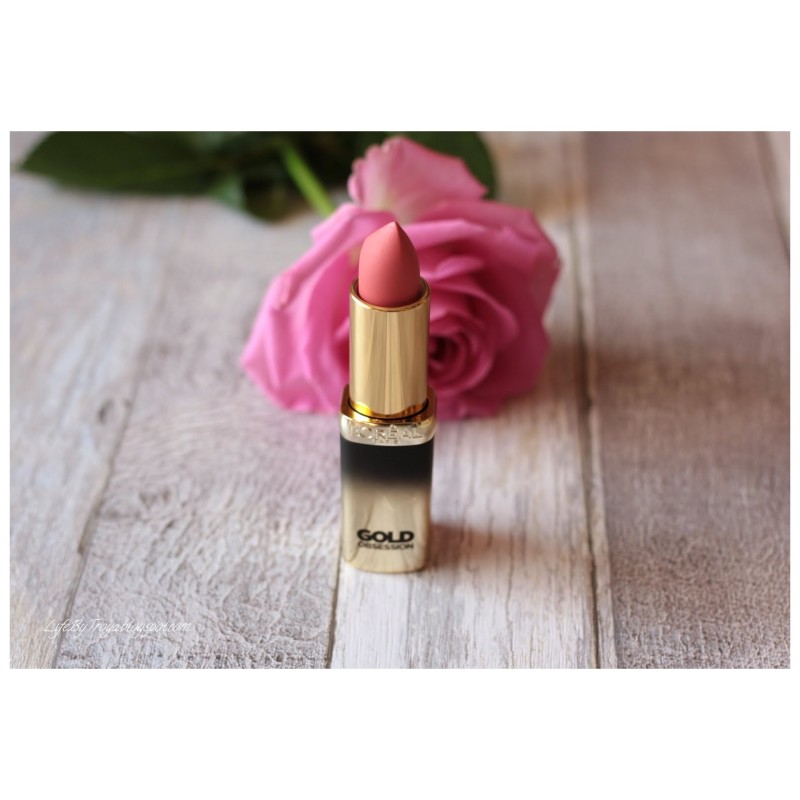 L'Oréal Paris Color Riche Gold Obsession Rouge à Lèvres Effet Mat - 7ml - Pink Gold 37