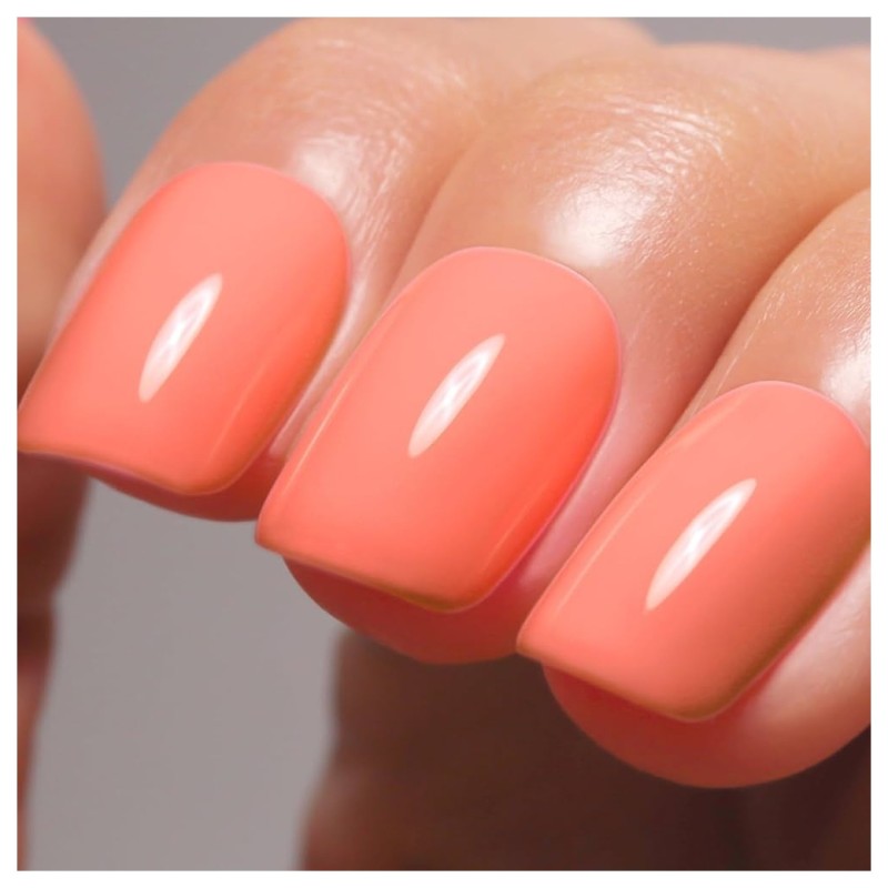 Neobio Nail Polish Strengthening - 8ml - Wonderful Coral 03