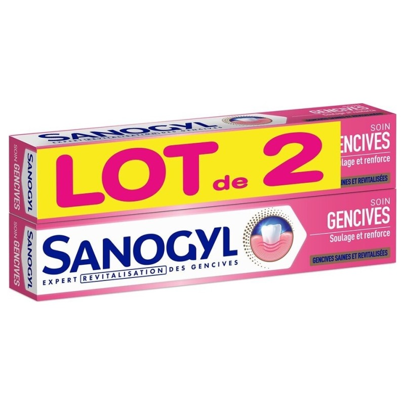 Sanogyl Soin Gencives معجون أسنان - 2X75مل