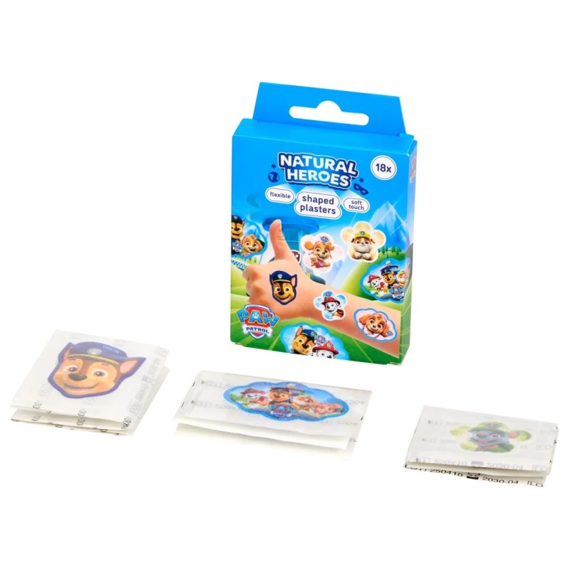 Natural Heroes Pansements Enfant - Peau Sensible - 18 Pièces