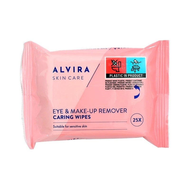Alvira Lingettes Démaquillantes Visage - Tous Types de Peau - X25