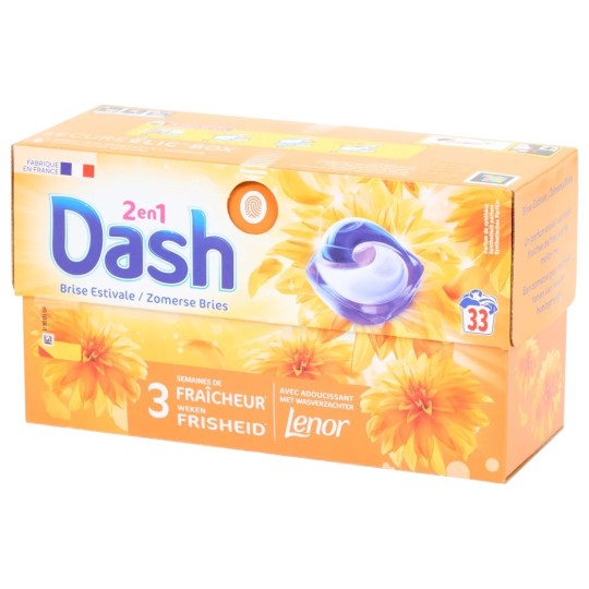 Dash Brise Estivale Capsules de Lessive - 33 Capsules