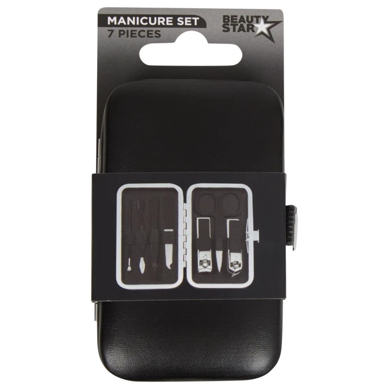 Beauty Star Kit Manucure Voyage - 6 Pièces - Gris