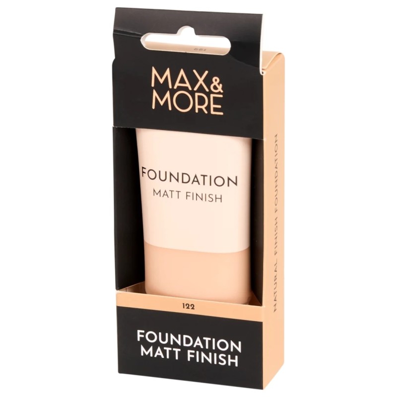 Max & More Fond de Teint Mat - 30ml - 122
