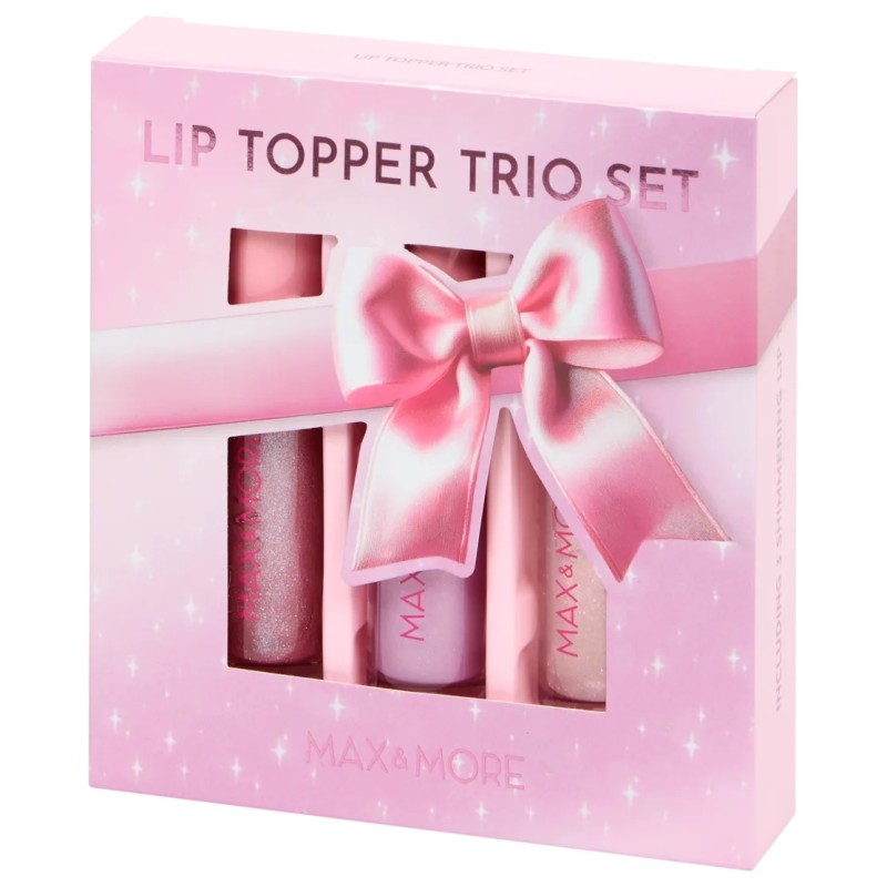 Max & More Clear Lip Gloss - 3x4.2ml