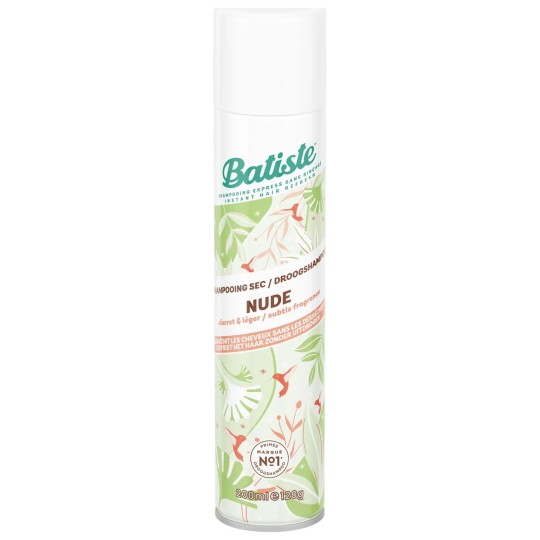 Batiste Shampoing Sec Tous Types de Cheveux - Discret et Léger Nude - 200ml