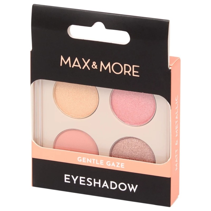 Max & More Palette d'Ombres à Paupières - 4 Teintes - 6g - Multicolor