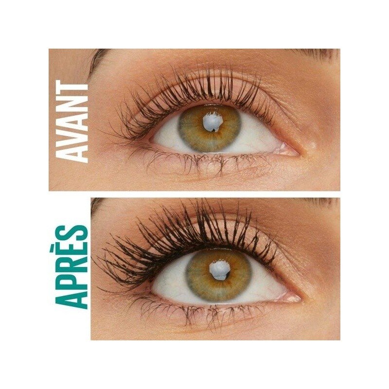 Maybelline New-York Green Edition ماسكارا حجم معزز بزبدة الشيا - Blackest Black