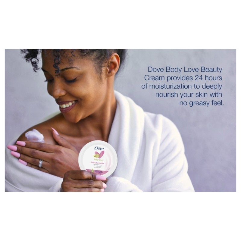 Dove Body Soin Beauté Crème Hydratante Visage et Corps 24h - 75ml