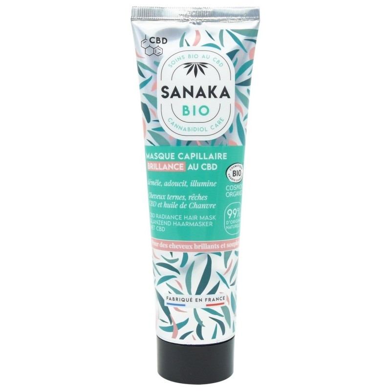 Sanaka Bio Hair Brilliance Mask Cbd And Hemp Organic - 150ml