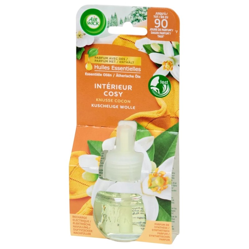 Air Wick Diffuseur Électrique Recharge - 19ml - Cosy