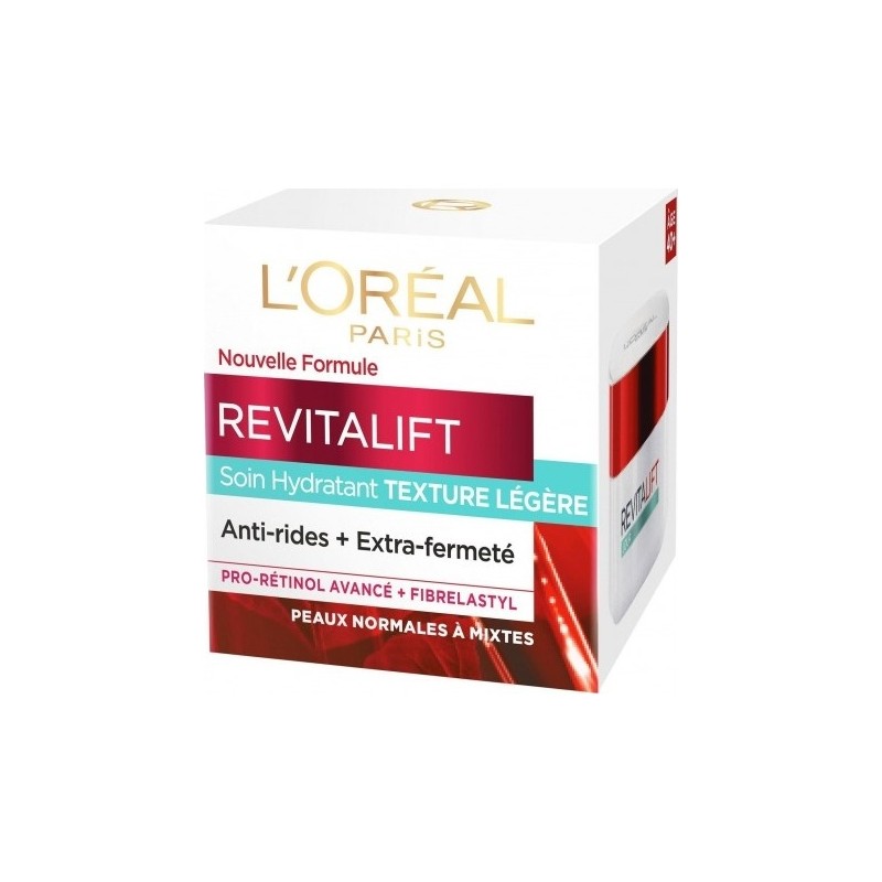 L'Oréal Paris Revitalift Crème Visage Anti-Âge Jour - Peaux Normales à Mixtes - 50ml