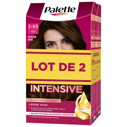 Schwarzkopf Palette Coloration Permanente Cheveux - Huile de Marula - Lot de 2 - 909 Noir Bleuté