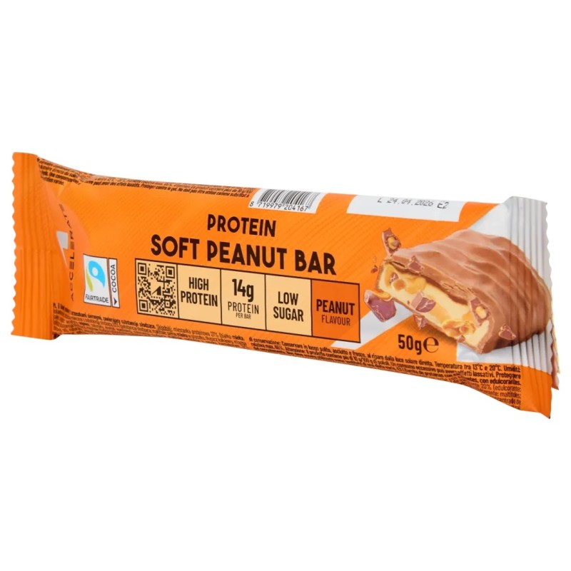 Accelerate Barre Protéinée Cacahuètes - 50g