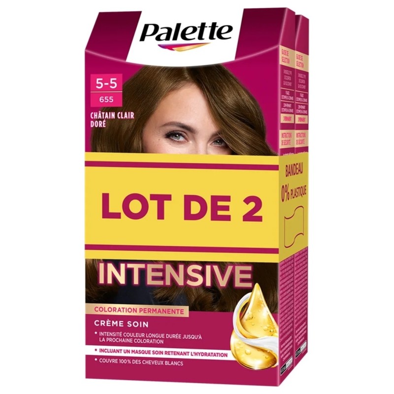 Schwarzkopf Palette Permanent Hair Colour - Mahogany Brown 650 - 2x60ml