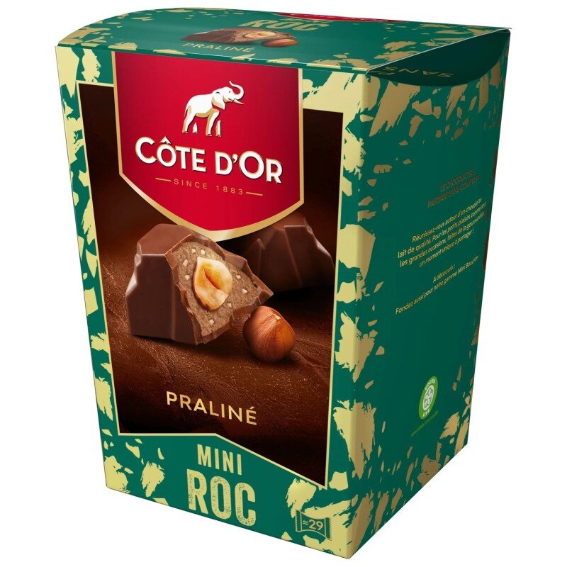 Côte d'Or Mini Roc Praline Chocolate Bites With Hazelnuts - 279g