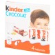 Kinder Chocolat Mini Barre - 4 Pièces - 50g