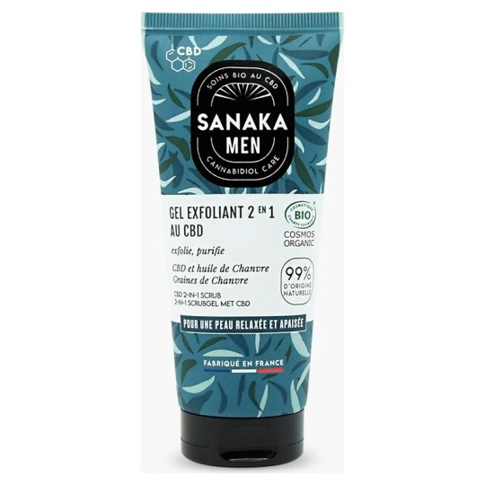 Sanaka Bio Gel Exfoliant 2 en 1 au Cbd - 150ml