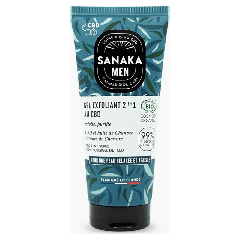Sanaka Bio Gel Exfoliant 2 en 1 au Cbd - 150ml