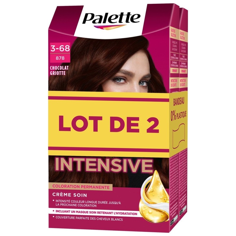 Schwarzkopf Palette Soin Huile de Marula Permanent Hair Color - Chocolate Brown 700 - Pack Of 2