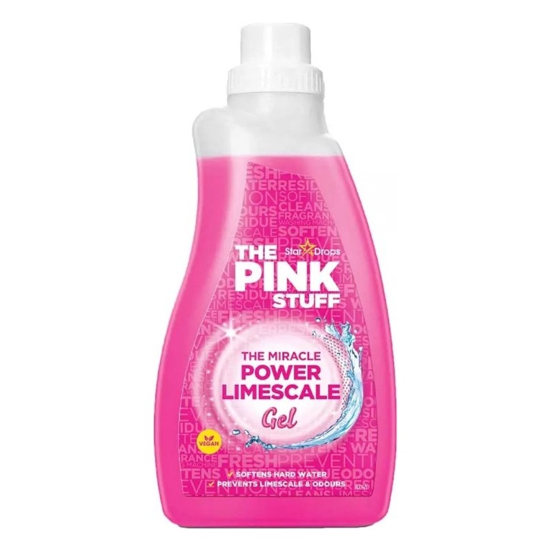 he Pink Stuff Limescale Gel Anti-Calcaire pour Machine à Laver - 1000ml