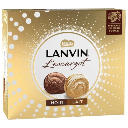 Lanvin Escargot Chocolat au Lait et Noir - 362g