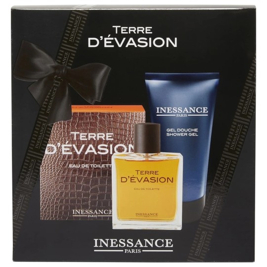Inessance Terre d'Évasion Coffret Homme Eau de Toilette et Gel Douche - 100ml + 150ml