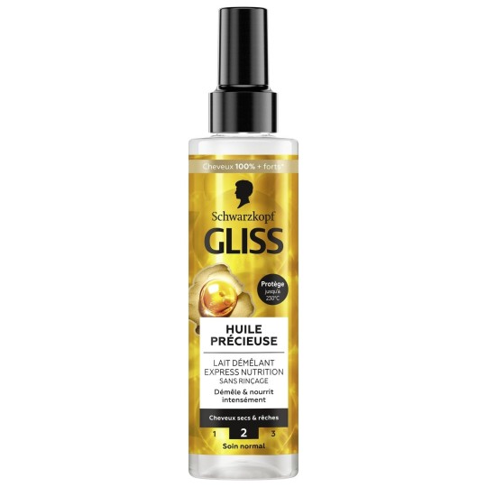 Schwarzkopf Gliss Après-Shampoing Démêlant Nutrition - Cheveux Secs et Rêches - 200ml