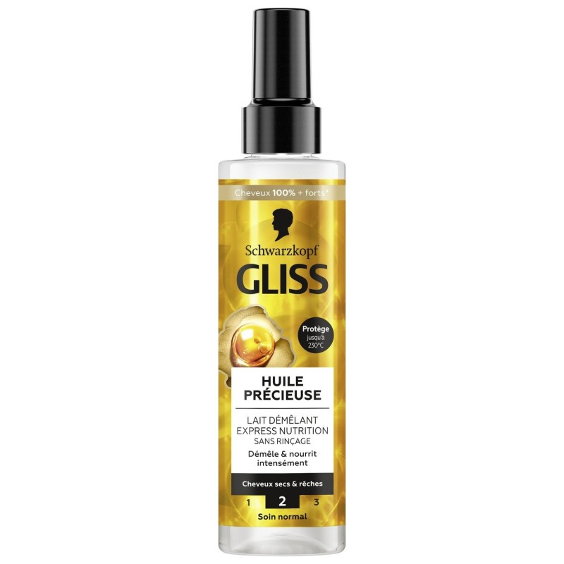 Schwarzkopf Gliss Après-Shampoing Démêlant Nutrition - Cheveux Secs et Rêches - 200ml