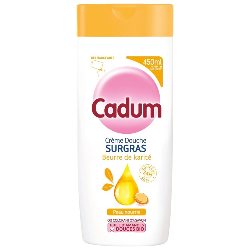 Cadum Shower Gel Surgras Shea Butter - Combination Skin - 450ml