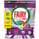 Fairy Platinum Plus Capsules Lave-Vaisselle Tout-en-un - 30 Minutes Miracle - Citron - 31 Unités