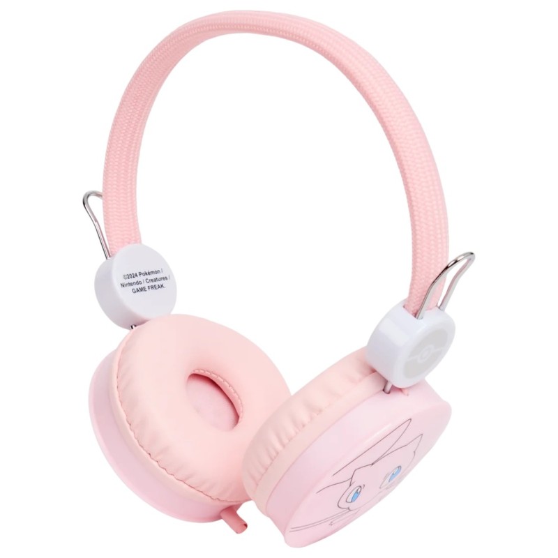 Pokémon Casque Audio Enfant - 3-7 Ans - 90 Cm - Rose