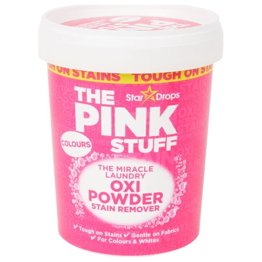 The Pink Stuff Détachant Linge - Tissus Colorés et Blancs - 1kg