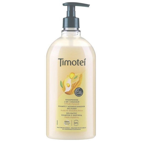 Timotei Douceur à l'Huile d'Amande Shampooing & Après-Shampooing 2en1 - Cheveux Normaux - 750ml