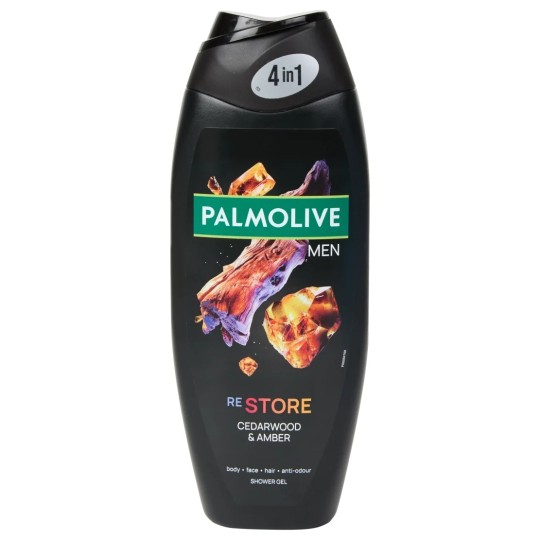 Palmolive Men Intense Spice Up Gel Douche Corps, Visage, Cheveux et Barbe - 500g