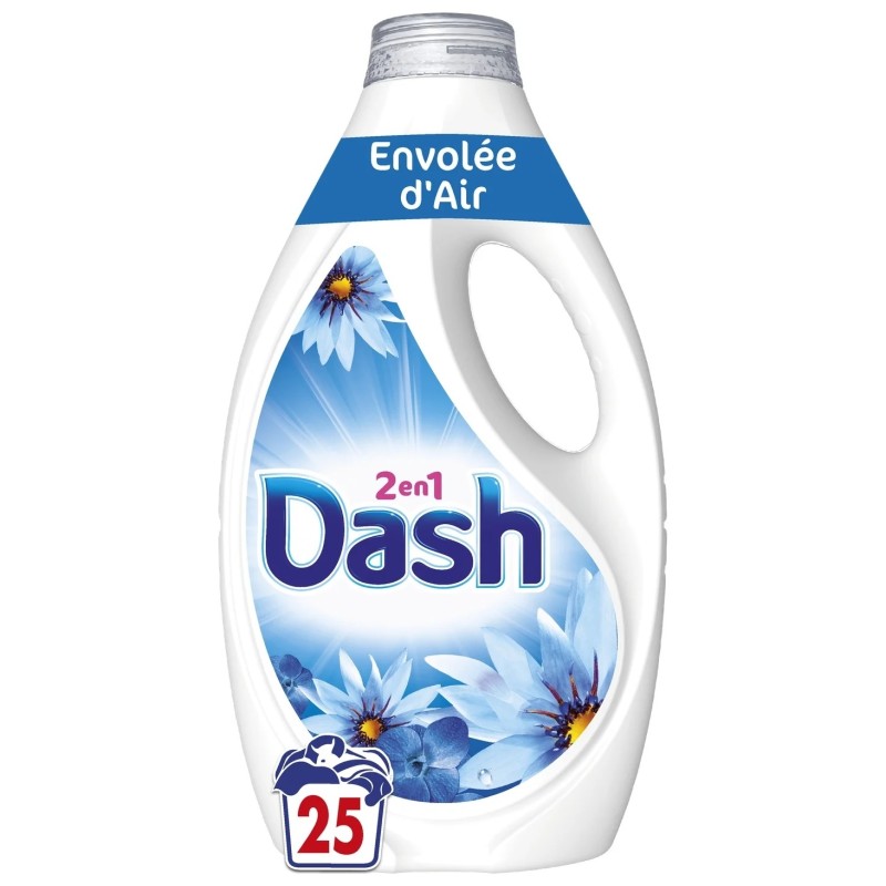 Dash 2en1 Envolée d'Air Lessive Liquide - 1125ml