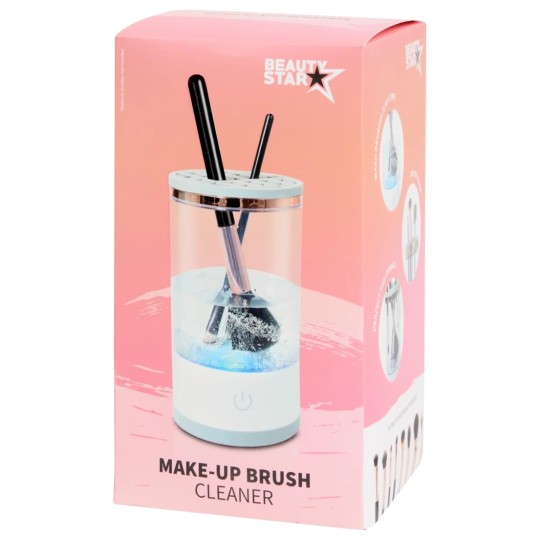 Beauty Star Nettoyeur Électrique pour Pinceaux de Maquillage - Gris