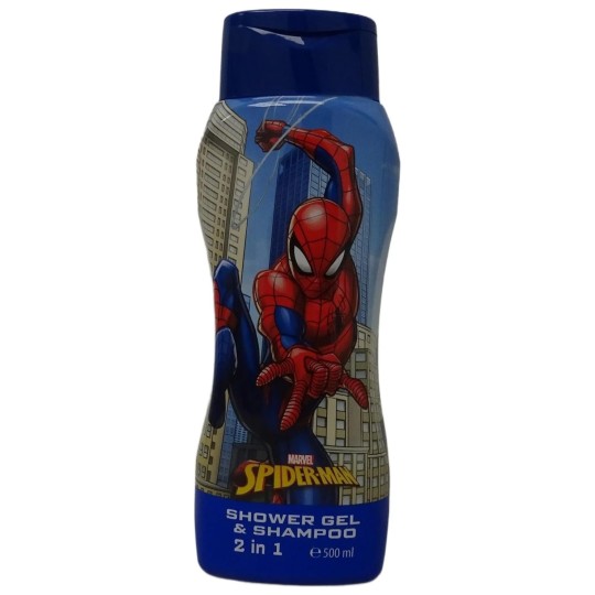 Spiderman Gel Douche Enfant Corps et Cheveux - 500ml